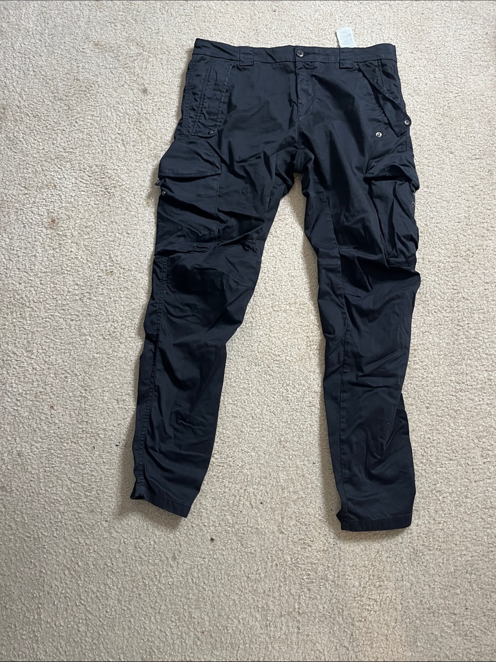 Men's Black Cargo Pants